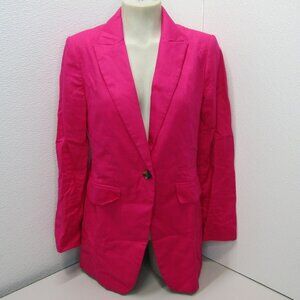 Banana Republic Women’s Linen Blazer – Pink – Size 2